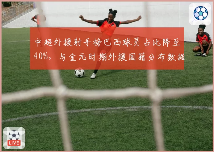 中超外援射手榜巴西球员占比降至40%，与金元时期外援国籍分布数据对比
